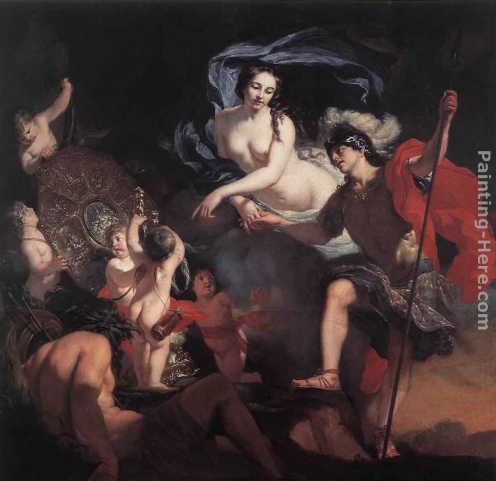 Venus Presenting Weapons to Aeneas painting - Gerard De Lairesse Venus Presenting Weapons to Aeneas art painting